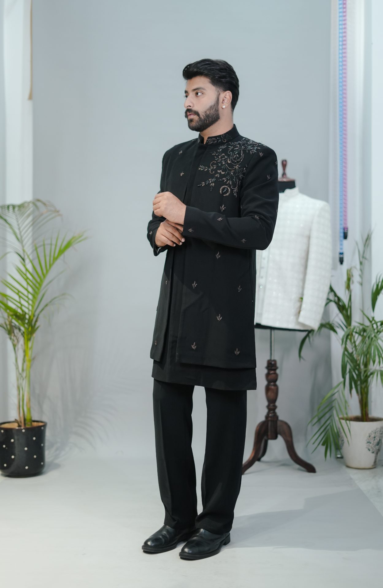 Indowestern zerdozi Black