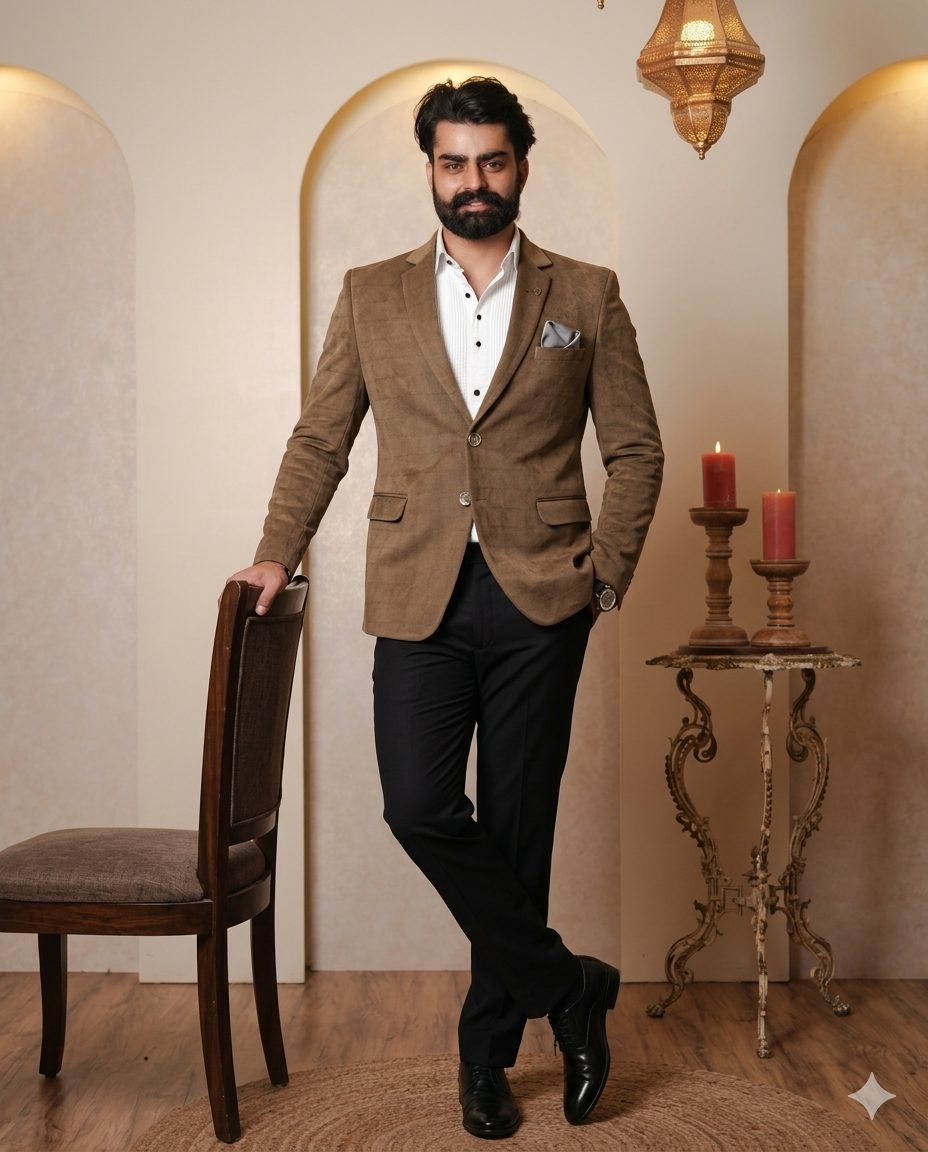 Blazer Semiformal Brown