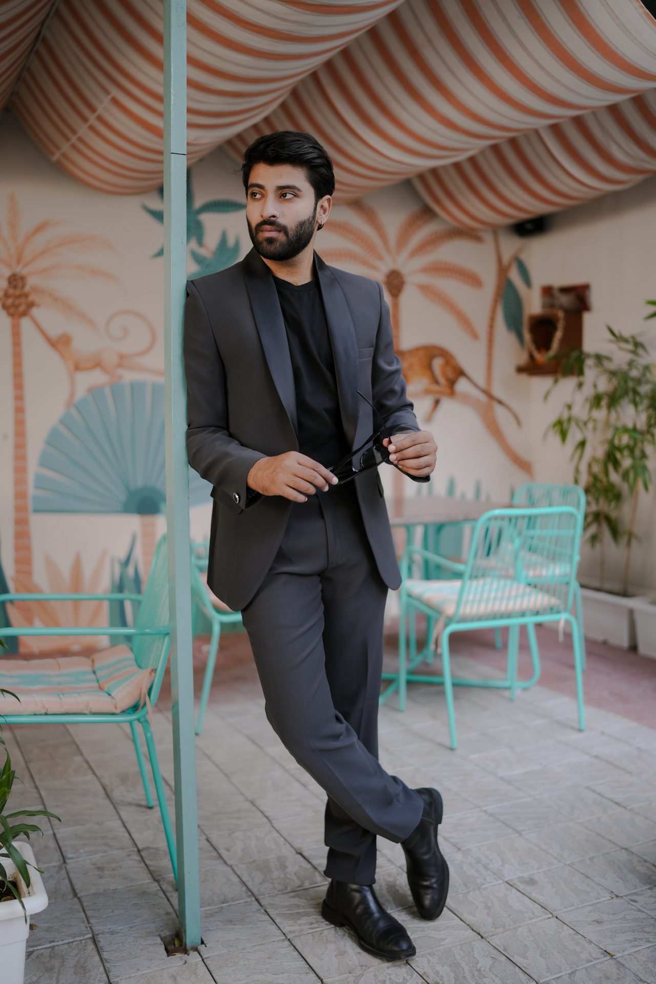 Japanese Dark Grey Pant-Straight Fit