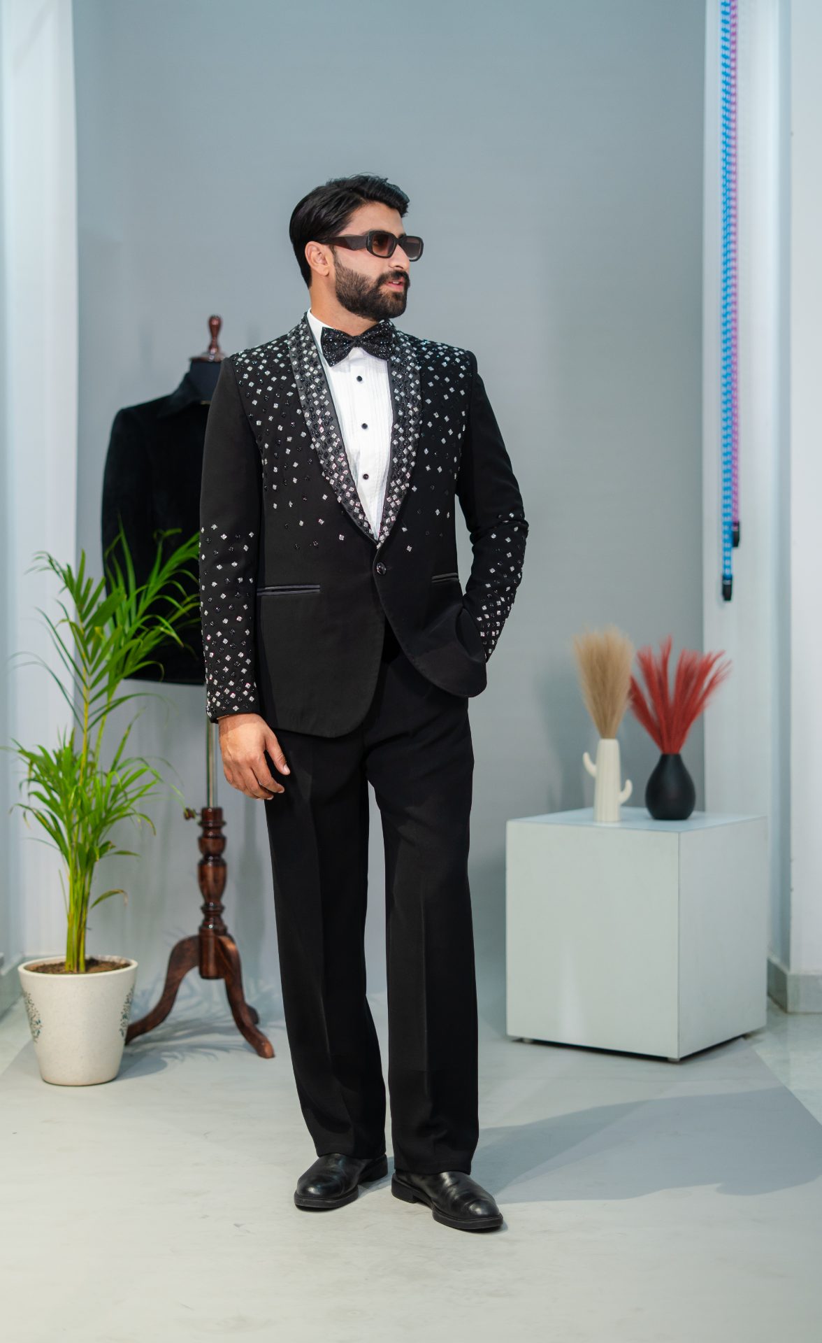 Tuxedo Heavy Tube Silver Black